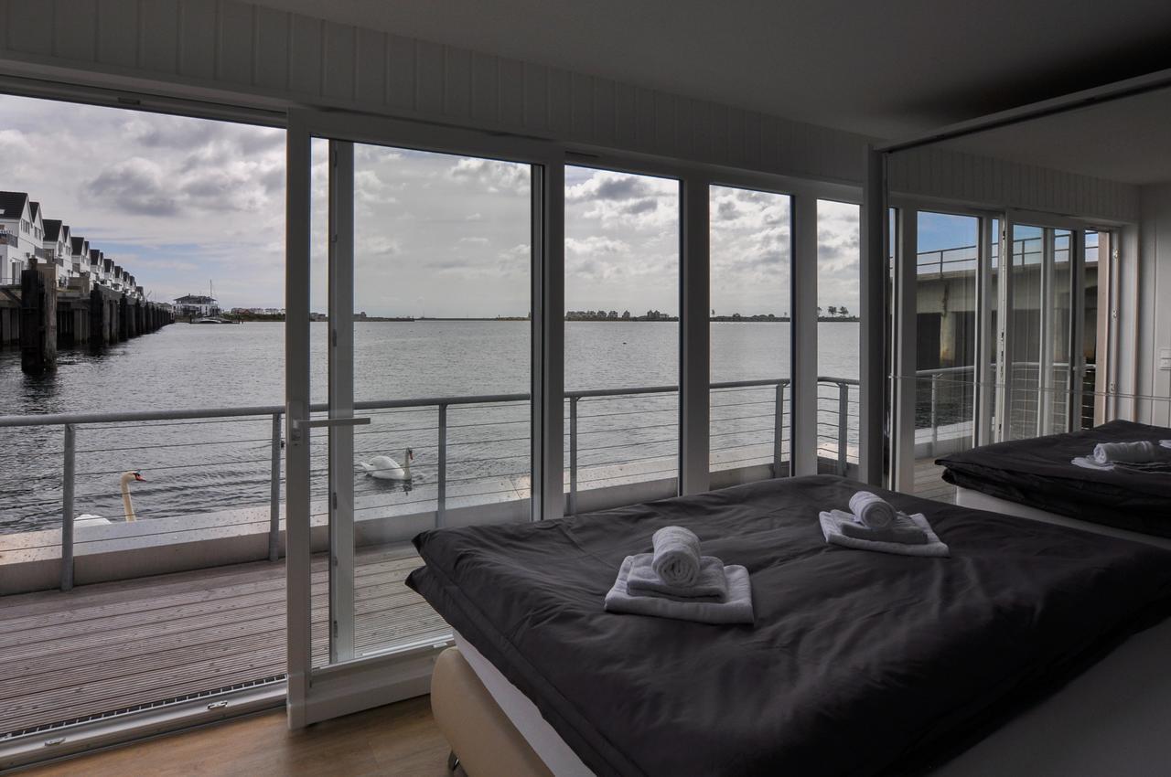 Schwimmendes Haus Hausboot Vila Olpenitz Exterior foto