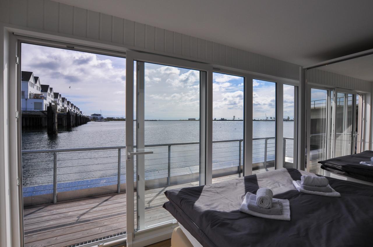 Schwimmendes Haus Hausboot Vila Olpenitz Exterior foto